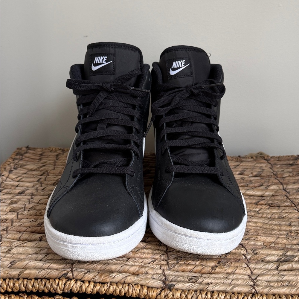 Nike Court Royale 2 Mid Men's Black/White High-Top Sneakers - Picture 3 of 8